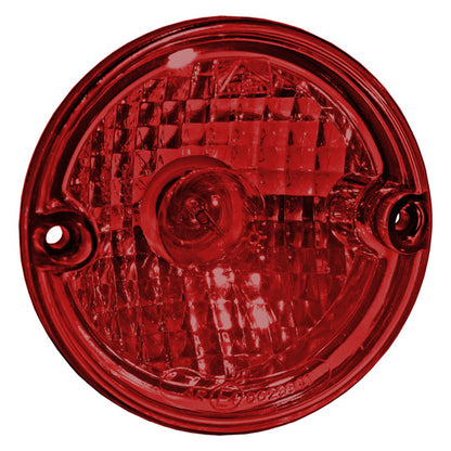 Roundpoint, 12 V, red, tail light and brake light, 3-pin JT