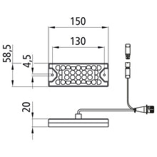 MiniLED II, 12/24 V, right, 7+3-pin ASS, OEM
