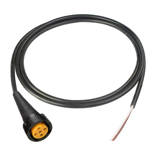Connection cable, 12 V, 5-pin, left, 2.00 m cable, open end