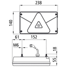 Multipoint V, 24 V, right, 2.5 m, 7-pin ASS, OEM