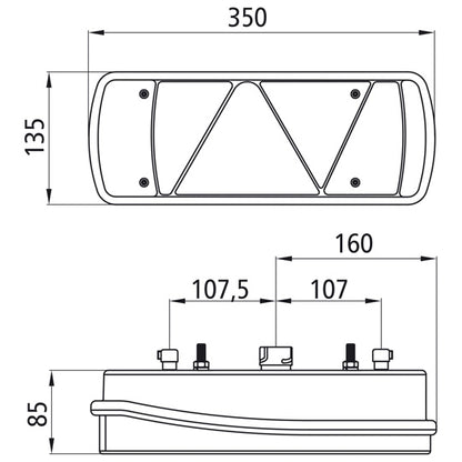 Ecopoint II, 24 V, right, 7-pin AMP + 2 x 2-pin Superseal