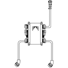 Distributor, bayonet ASS1, luminaire allowance 1600 mm