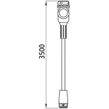 Supply cable, 13-pin plug, 17-pin ASS LP 20, 3500 mm