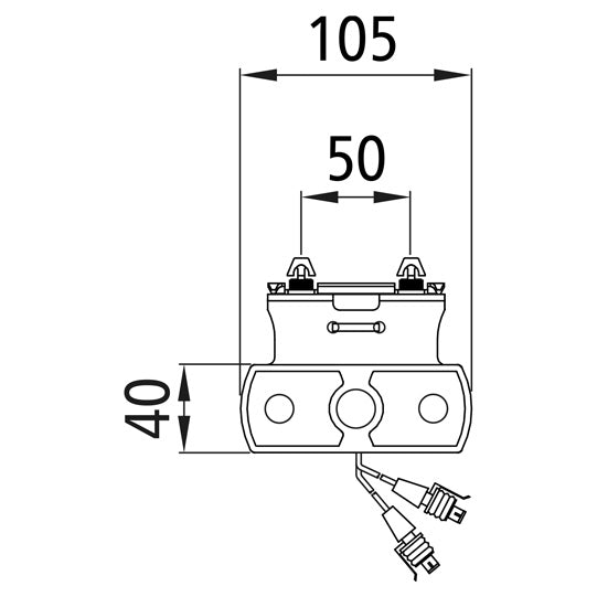 Repair kit Unipoint II LED,24V,SML,2-pin supers.,angle (Z)