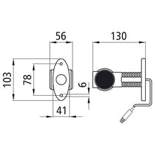 Superpoint III LED, 24 V, L/R, 0.50 m, 3-pin