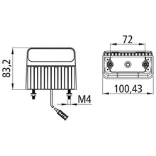 Regpoint II LED, 12/24 V, KZL, 2.0 m, P&amp;R, high, OEM