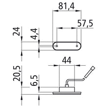 Posipoint II LED, 12/24 V, red, 0.50 m, DC