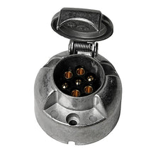 Socket, 12 V, 7-pin, light metal