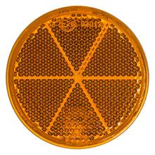 Reflector, round, Ø 60 mm, yellow, self-adhesive