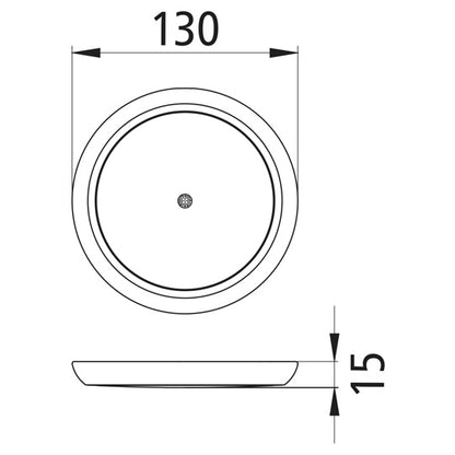 Inpoint III LED, 12/24 V, round, 0.3 m, open end