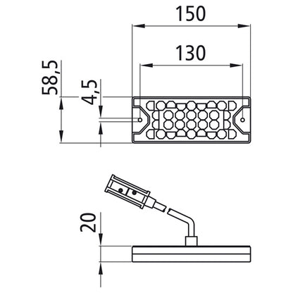 MiniLED II, 12/24 V, cable 0.5 m, P&amp;R connection