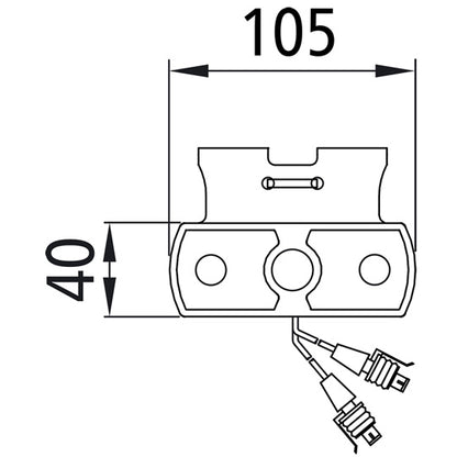 Repair kit Unipoint II LED,24V,SML,2-pin supers.,angle (C)
