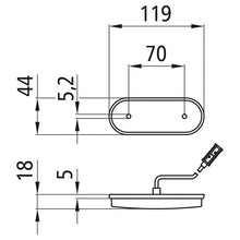 Unipoint LED, 24 V, SML, 0.50 m, P&amp;R, overmolded, w. cover