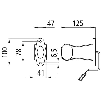 Superpoint II, 24 V, left/right, cable 1.50 m