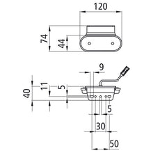 Unipoint LED, 24 V, Posi white, 0.50 m, P&amp;R, 90° angle (Z)