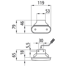 Unipoint LED, 24 V, SML, 1.50 m, P&amp;R, Valeo bracket