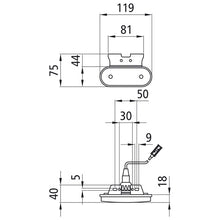 Unipoint LED, 24 V, SML, 1.50 m, P&amp;R, 90° angle (C)