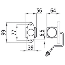 Superpoint III LED, 24 V, L/R, 1.50 m, 2-pin