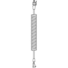Electrical coil, 2-pin Superseal, socket-pin, length 1.50 m