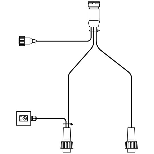Distribution cable, 24 V, ASS3 LP 30