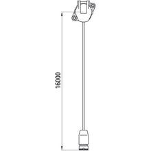 Supply cable, 15-pin socket, 17-pin ASS LP 30, 16000 mm
