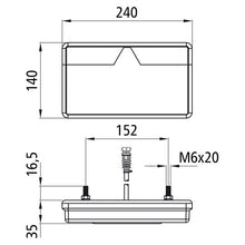 MultiLED II, 12/24 V, L, flat, 0, 5m, 8-pin bayonet, w.NSL, RFS