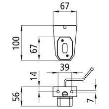 Flexipoint I, 12 V, white, left/right, 1.00 m, DC, holder, OEM