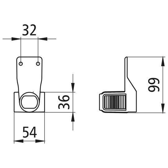 Superpoint IV LED, 12/24 V, L, rt/ws/ge, 1.25m, P&R