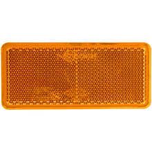 Reflector, angular, 90 x 40 mm, yellow, self-adhesive