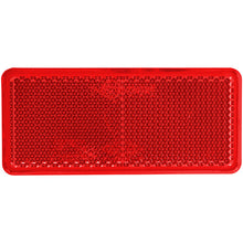 Reflector, angular, 90 x 40 mm, red, self-adhesive