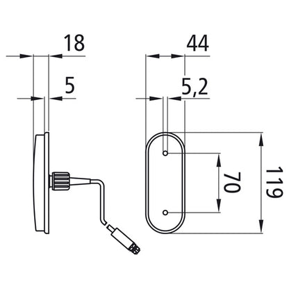 Unipoint LED, 24V, 1.50m, 3-pin ASS