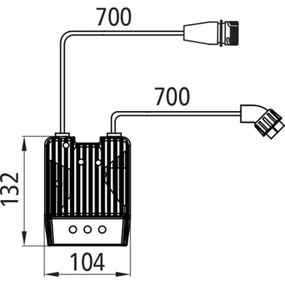 LED control unit (LCG 1.2), 24 V, 7-pin bayonet, 0.7 m