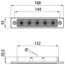Posipoint IV LED, 12/24V, 0.1m, 5-pin bayonet socket