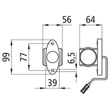 Superpoint III LED, 24 V, L/R, rt/ws/ge, 0.15 m, P+R