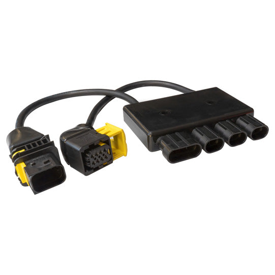 SmartLink adapter, 2x7-pin HDSCS to 3x2-pin AMP+1x4-pin AMP
