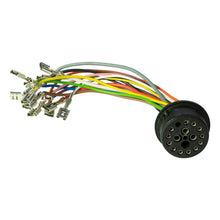 Plug-in housing 17-pin, socket, pre-wired, for distributor ASS