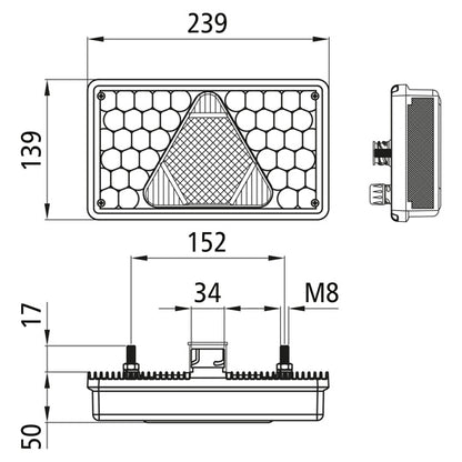 MultiLED, 24V,li,o. delta,7-pin AMP+2-pin ASS,LCG,NSL,RFS,SML