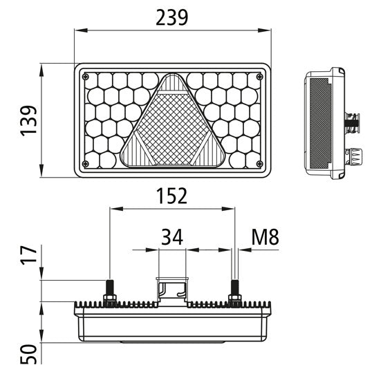 MultiLED, 24V,re,o. delta,7-pin AMP+2-pin ASS,LCG,NSL,RFS,SML