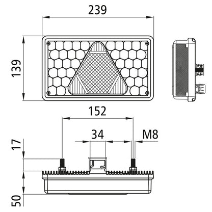 MultiLED, 24V,re,o. delta,7-pin AMP+2-pin ASS,LCG,NSL,RFS,SML