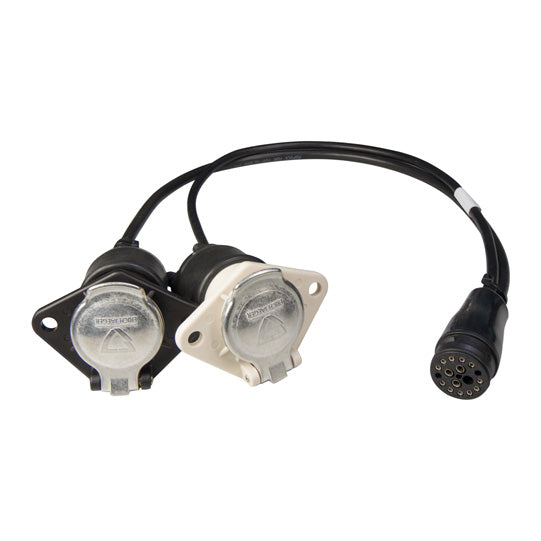 Supply cable, 2 x 7-pin socket ASS LP 20, 600 mm