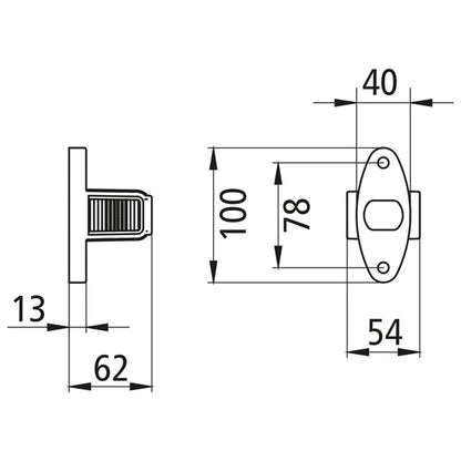 Superpoint IV LED, 12/24 V, R, rt/ws/ge, 2 m, P&R
