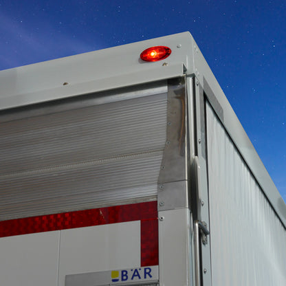 Flatpoint II LED, 24 V, red, 0.50 m, P&amp;R, with reflector