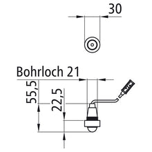 Monopoint I LED, 12/24 V, white, 0.50 m, P&amp;R
