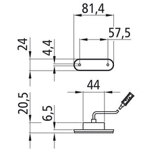 Posipoint II LED, 12/24 V, red, 0.50 m, P&amp;R