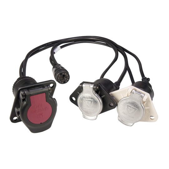 Supply cable, 15-pin socket, 17-pin ASS LP20, 600mm/800mm