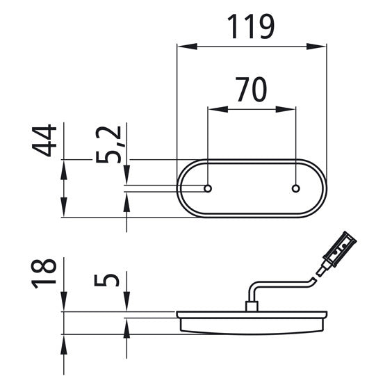Unipoint LED, 24 V, SML, 1.50 m, P&amp;R, overmolded