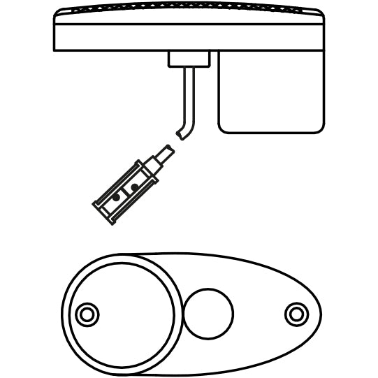 Flatpoint II LED, 24 V, SML, 2.0 m, P&amp;R, holder for tube