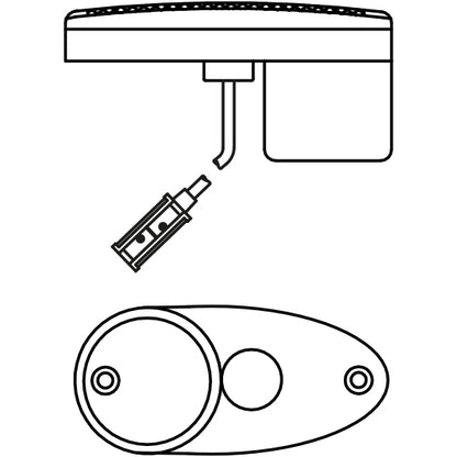 Flatpoint II LED, 24 V, SML, 2.0 m, P&amp;R, holder for tube