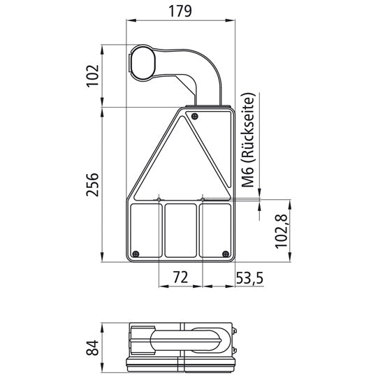Earpoint I, 24 V, left, 7-pin ASS, with NSL, with URA