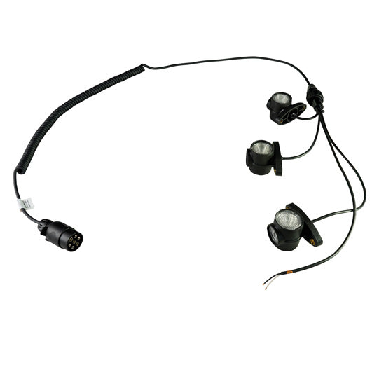Lighting set for extra-wide panels, 3 x Superpoint III